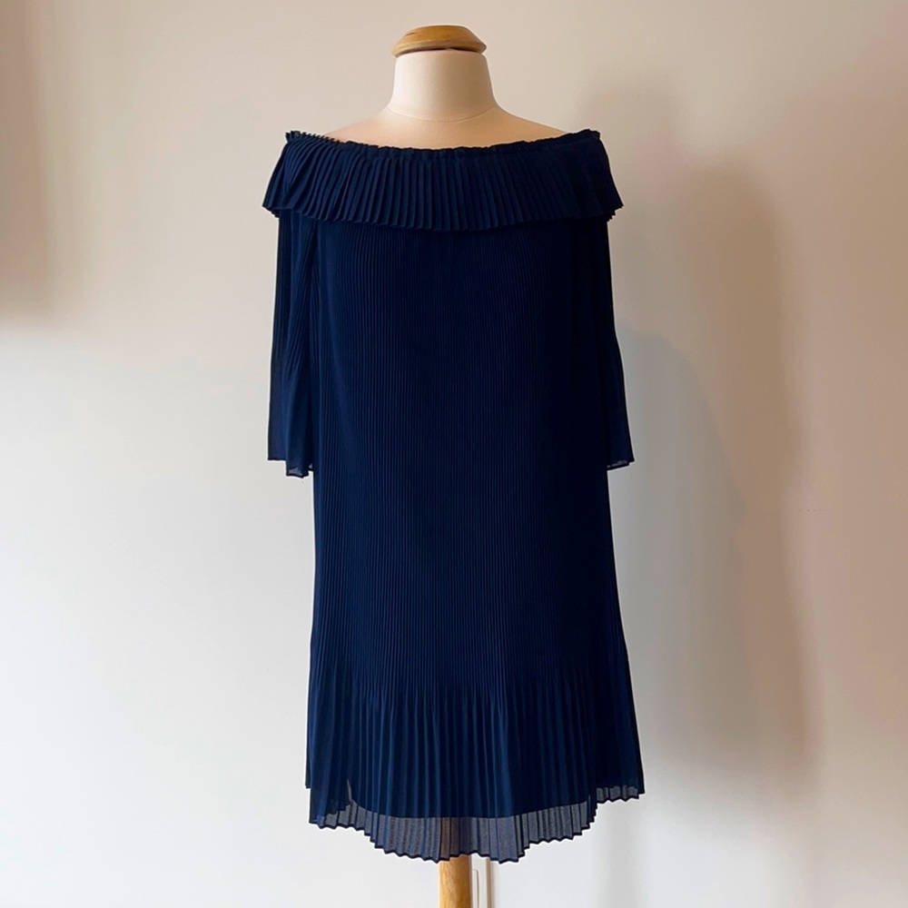 Ted baker navy cocktail dress
